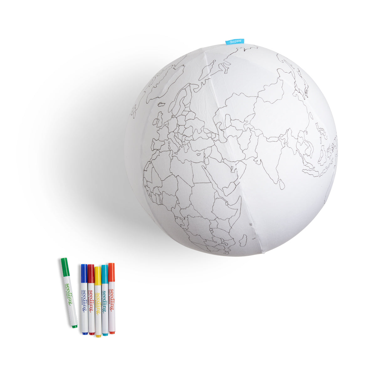 Color the Earth Inflatable Ball