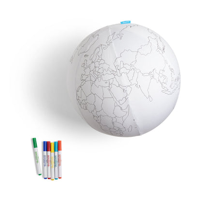 Color the Earth Inflatable Ball