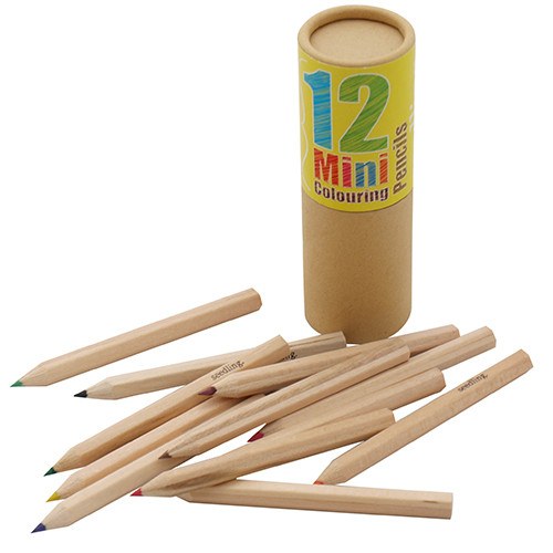 Pocket Money Collection - Mini 12 Colored Pencils