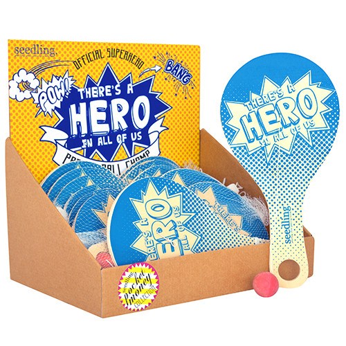 Pocket Money Collection - Official Superhero Paddle Ball